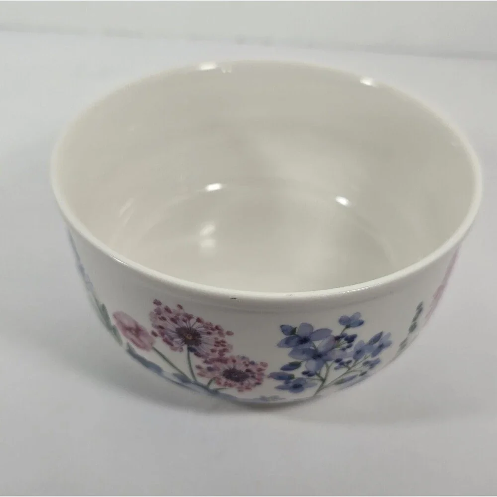 Grace Pantry Floral Porcelain Storage Cereal Soup Bowl Vented Lid